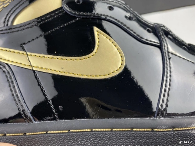 ‘black UrbanStyle 1237 patent gold’ high air 555088- jordan 1 og 0101